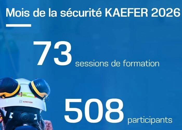 Mois de la sécurité chez KAEFER : ensemble pour une culture de la sécurité toujours plus forte